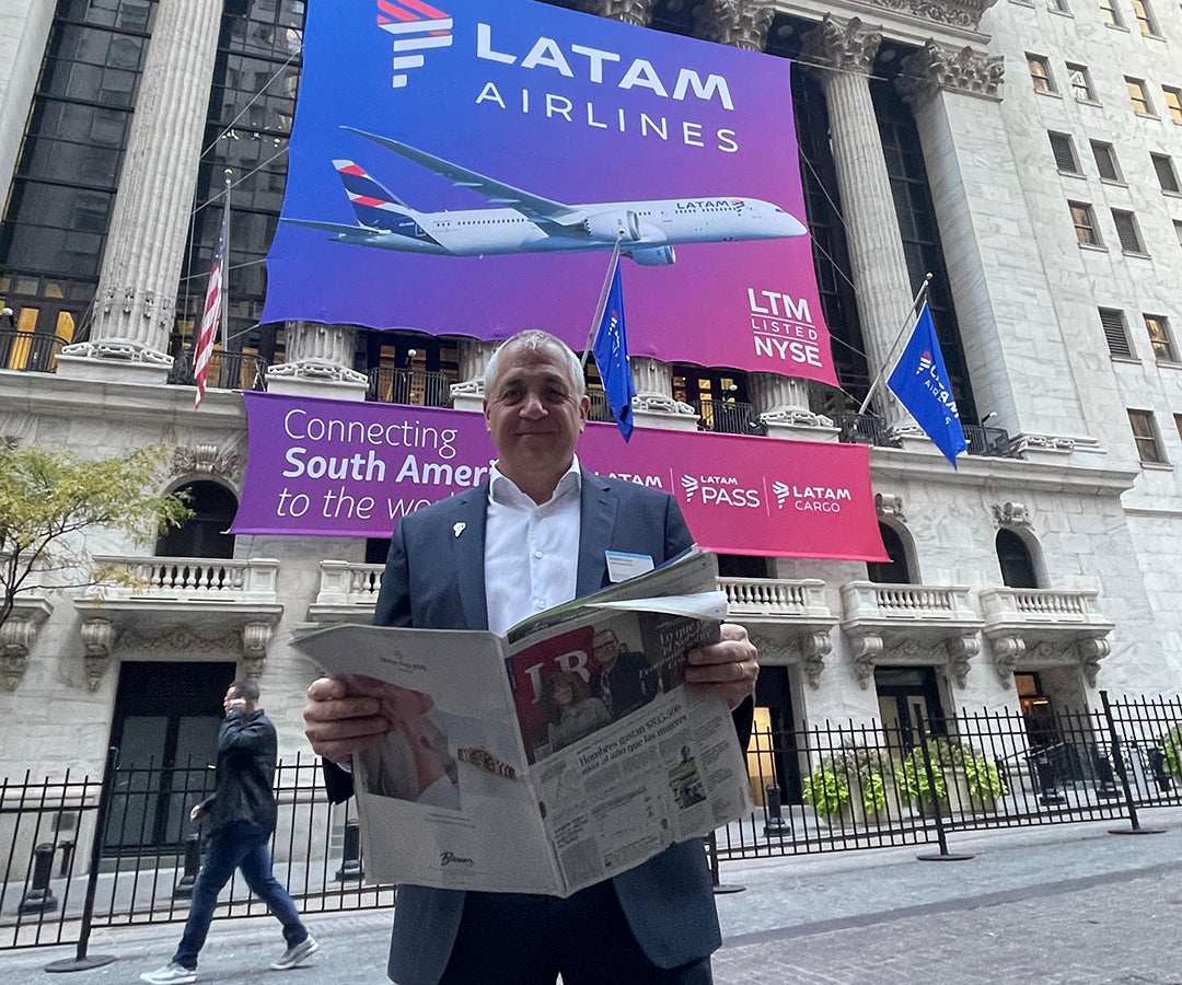 Latam Airlines Celebra Su Regreso A Wall Street