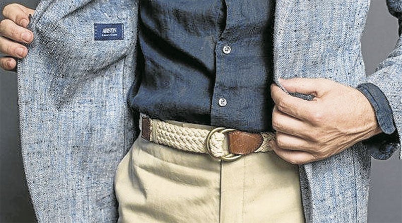 Cinturón de Cuero para Hombre Correa de Vestir Casual Informal Elegante de  Moda