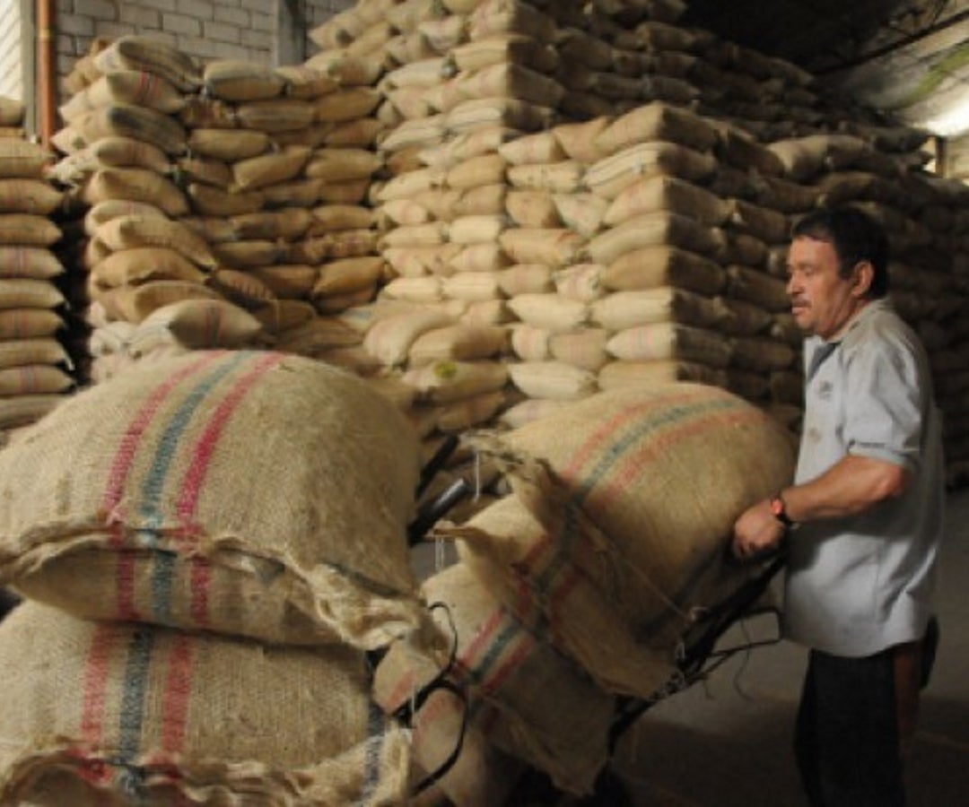 Precio interno de la carga del café volvió a caer y cerró