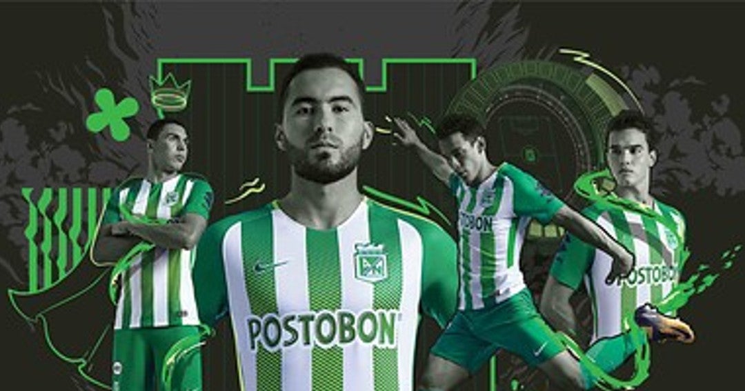 Nike Verde del la camiseta de Atlético Nacional 2018