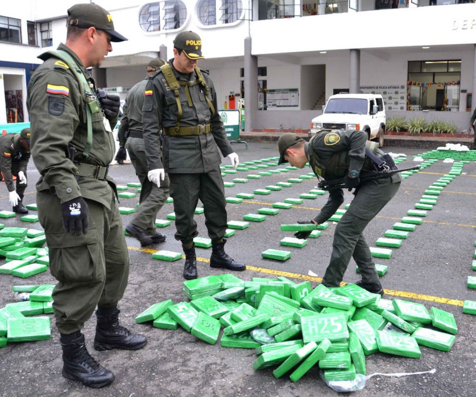 Incautación de droga