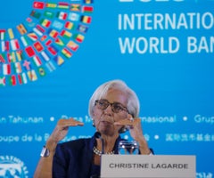 Christine Lagarde, presidente del BCE. Foto: Reuters