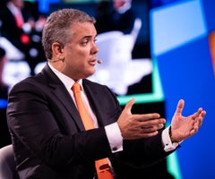 Ivan Duque Photographer: Mark Kauzlarich/Bloomberg