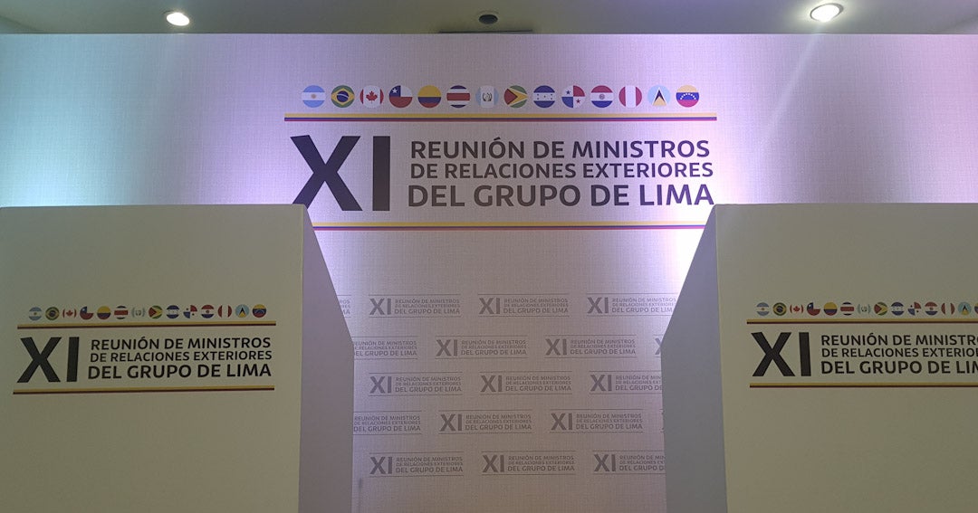 Grupo de Lima se reúne en Bogotá para dar una declaración conjunta ...