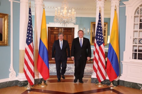 Canciller Trujillo y Mike Pompeo_Cancillería