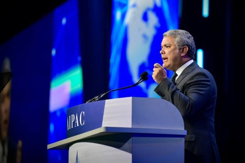 Duque en evento Aipac AL