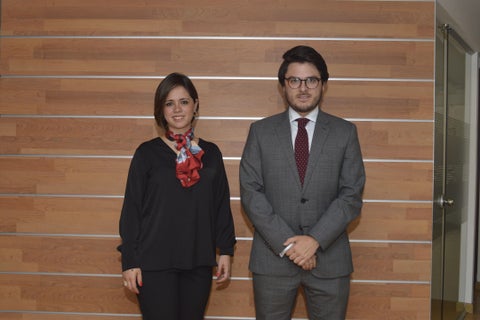 Cristina Stiefken y Juan Andrés Palaciosal
