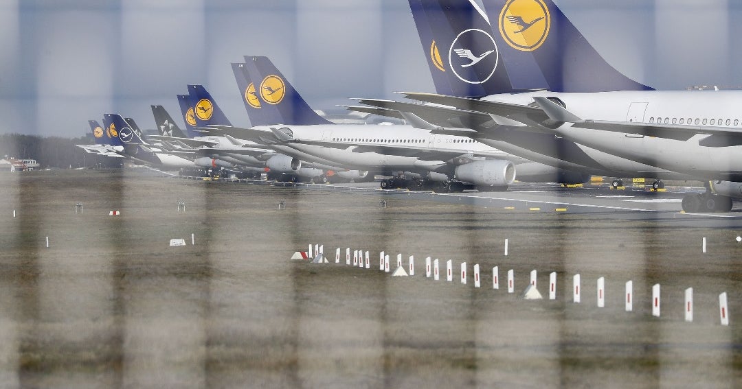 Die deutsche Fluggesellschaft Lufthansa setzt Flüge von und nach Kiew bis März aus Die deutsche Fluggesellschaft Lufthansa setzt Flüge von und nach Kiew bis März aus