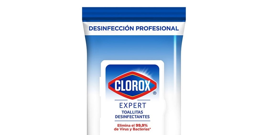 Toallitas desinfectantes Clorox expert aroma fresco 15 un