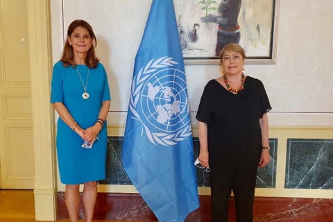 Marta lucia Ramírez y Bachelet