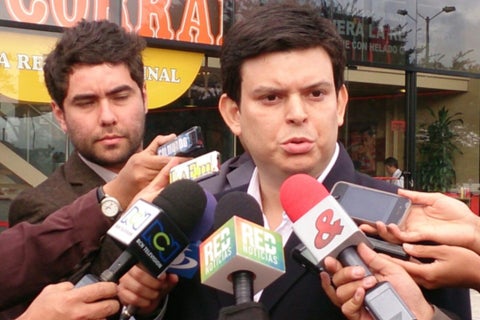 Bogotá. El Gobernador de Córdoba, Alejandro Lyons Muskus.