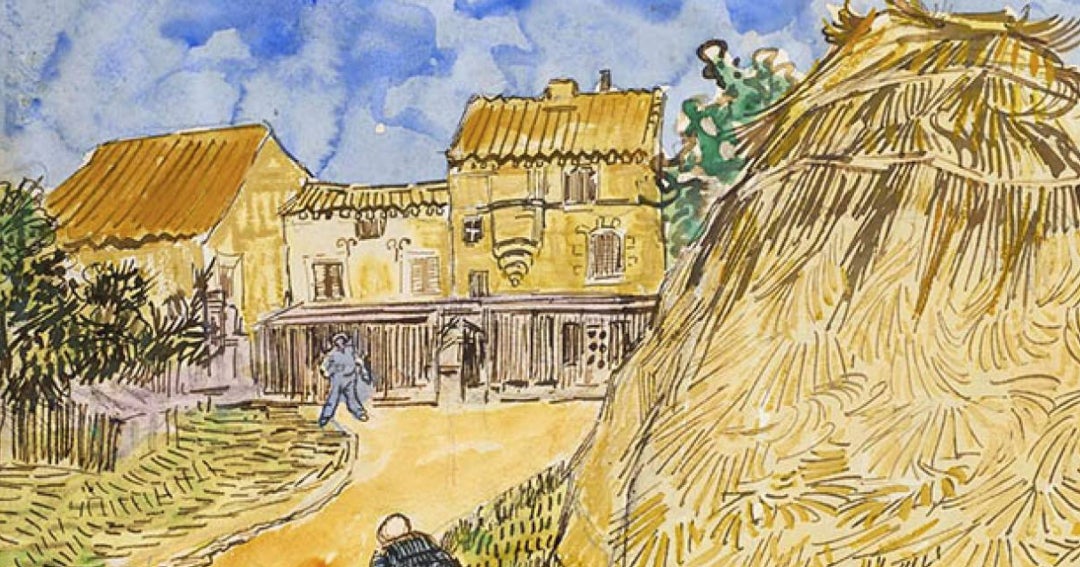 Un paisaje de acuarela de Van Gogh es subastado en precio récord