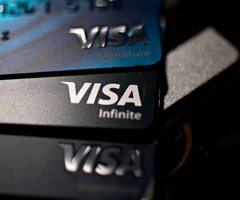 Visa. Foto: Bloomberg