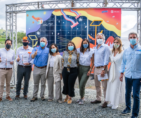 Celsia inauguró una planta solar en planta de Colombina con capacidad de 9,9 MW
