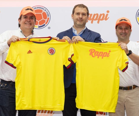 Rappi anunció que será patrocinador de la Selección Colombia como delivery oficial