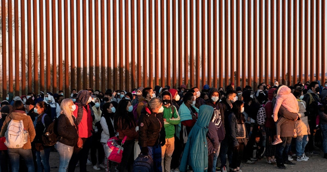 Así luce la frontera de Estados Unidos y México   