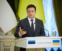 El presidente de Ucrania, Volodymyr Zelensky