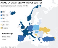 La expansión de la Otan en Europa, uno de los puntos de Putin para iniciar la invasión
