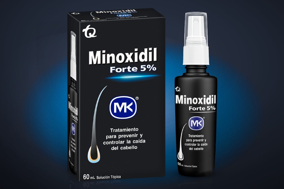 Ejemplo corto Grillo Minoxidil Forte MK detuvo la marca Genfar Minoxidil Forte en la  Superintendencia