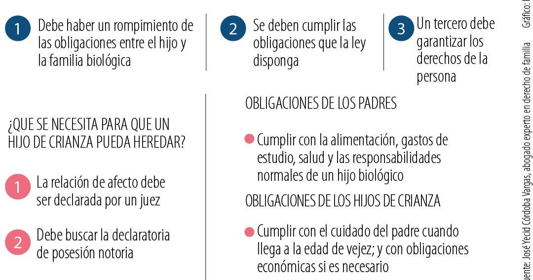 ABC de los derechos que tienen los hijos de crianza al hacer parte de la  herencia familiar