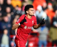 Luis Díaz, jugador del Liverpool y de la Selección Colombia