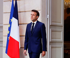 Emmanuel Macron, presidente de Francia. Foto: Bloomberg.