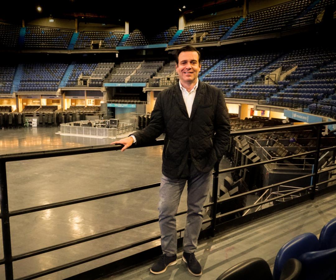 Luis Guillermo Quintero, gerente del Movistar Arena