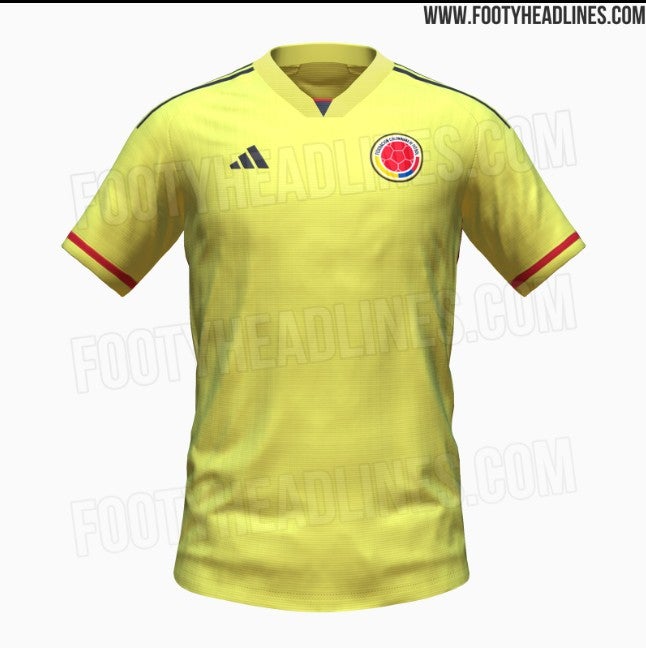 Camiseta amarilla con estampado Colombia de New Look