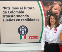 Adriana Velásquez, Directora de Sociedad y Sostenibilidad de Alquería.