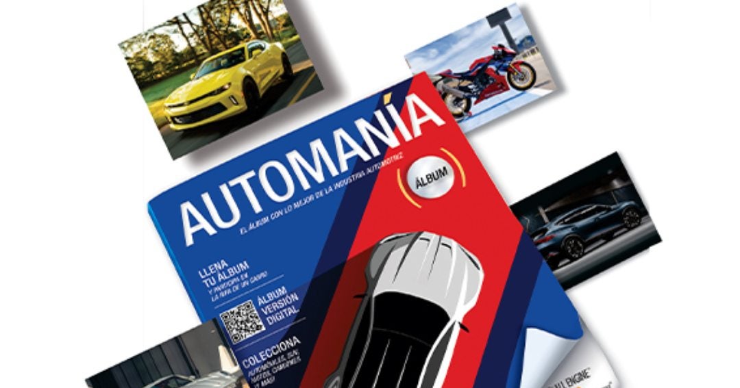 Ahora existe Automanía, el álbum para coleccionar e intercambiar
