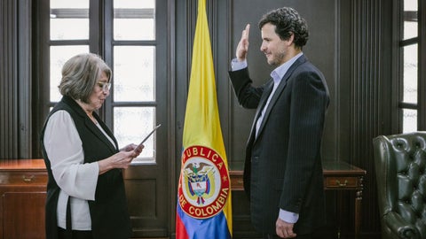 La ministra Cecilia López y Diego Bautista - MinAgricultura