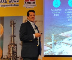 Felipe Bayón, presidente de Ecopetrol durante la trigésima novena Conferencia Energética Colombiana. Foto: Aciem