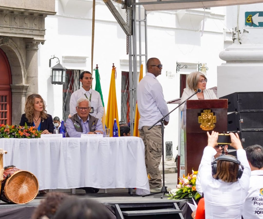 Ministra de Agricultura en Popayán, Cauca - MinAgricultura