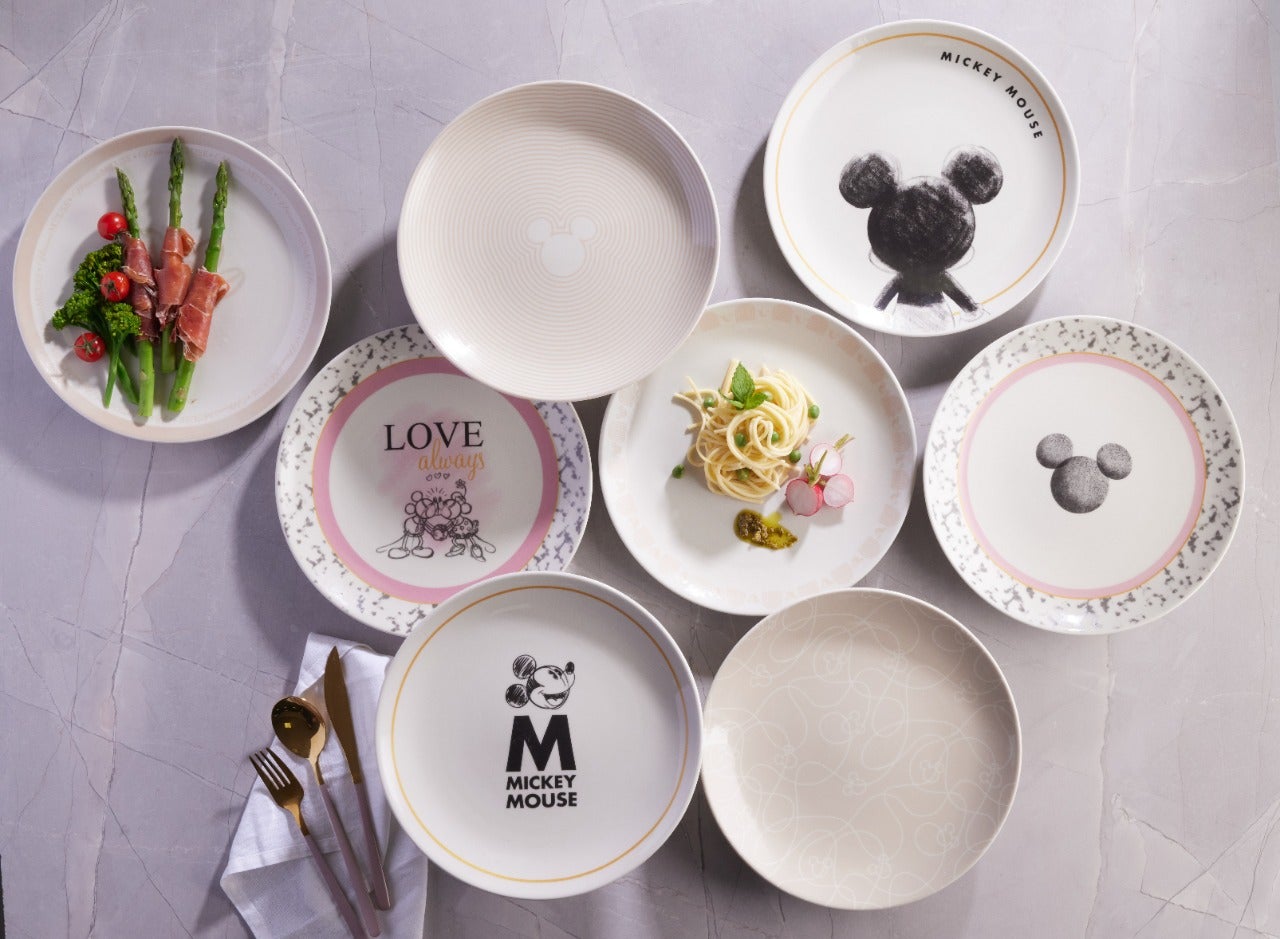 Vajilla de Porcelana Disney Mickey y Minnie Mouse #viral #ventas