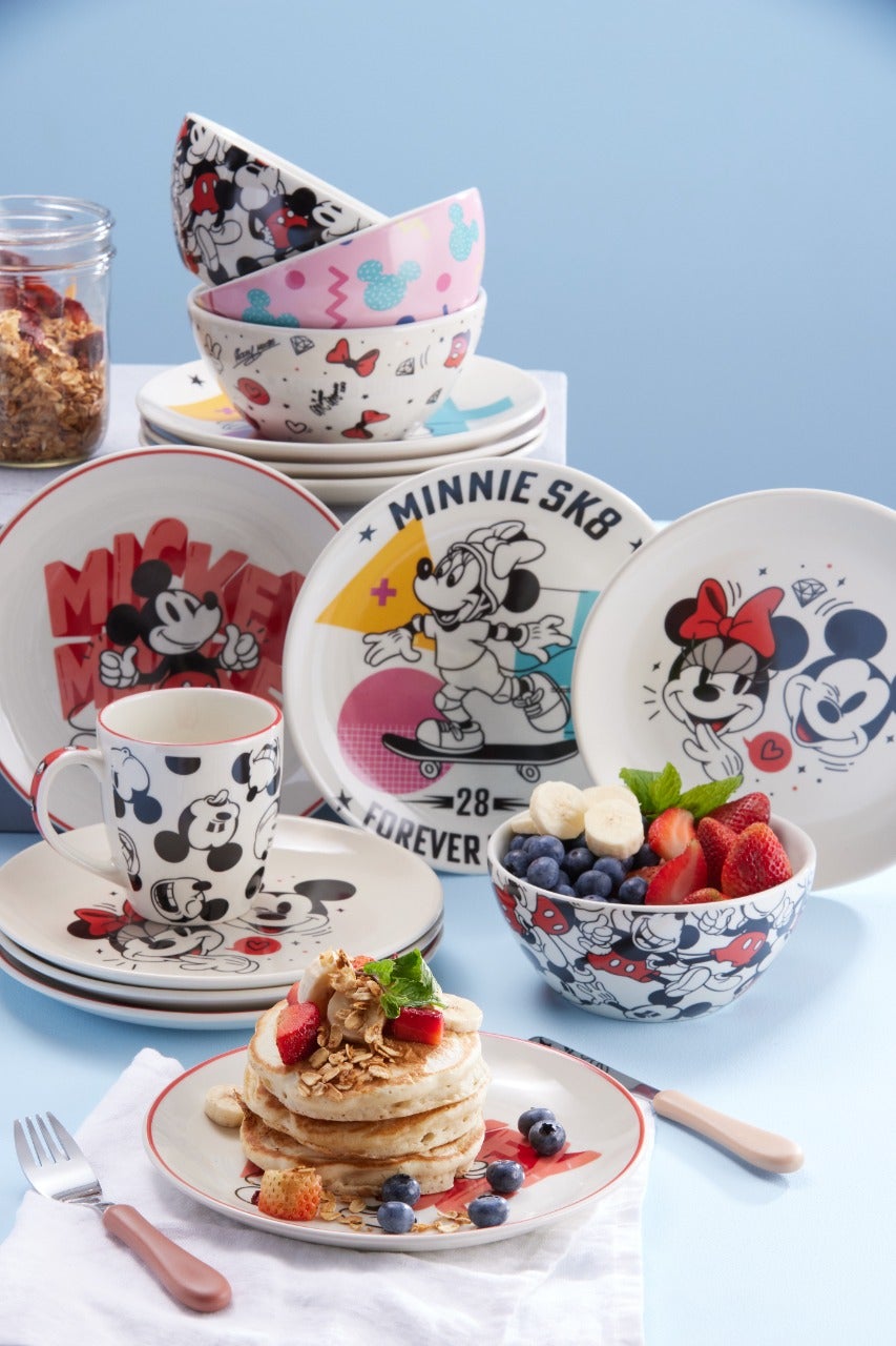 Vajilla de Porcelana Disney Mickey y Minnie Mouse #viral #ventas #mic