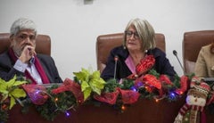 Ministro Germán Umaña y ministra Cecilia López