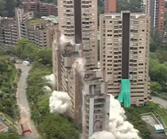 Continental Towers implosión