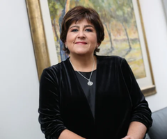 María Lorena Gutiérrez, presidente de Grupo Aval, pidió que sigan disminuyendo las tasas de interés
