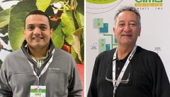 Fernando Delgado y Guillermo Castillo fueron los delegados de dos empresas colombianas que lograron traer mayor innovación