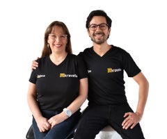 Juliana y Felipe Montes, cofundadores de Kravata