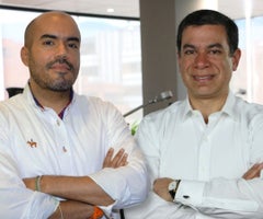 Esteban Posada, director de Áltica y Lorenzo Garavito, presidente de Iris