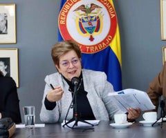 Ministra de Trabajo, Gloria Ramírez