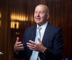David Solomon, CEO de Goldman Sachs. Foto: Bloomberg