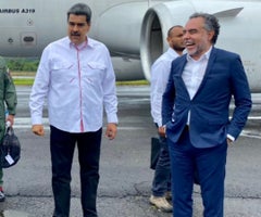 Nicolás Maduro y Armando Benedetti