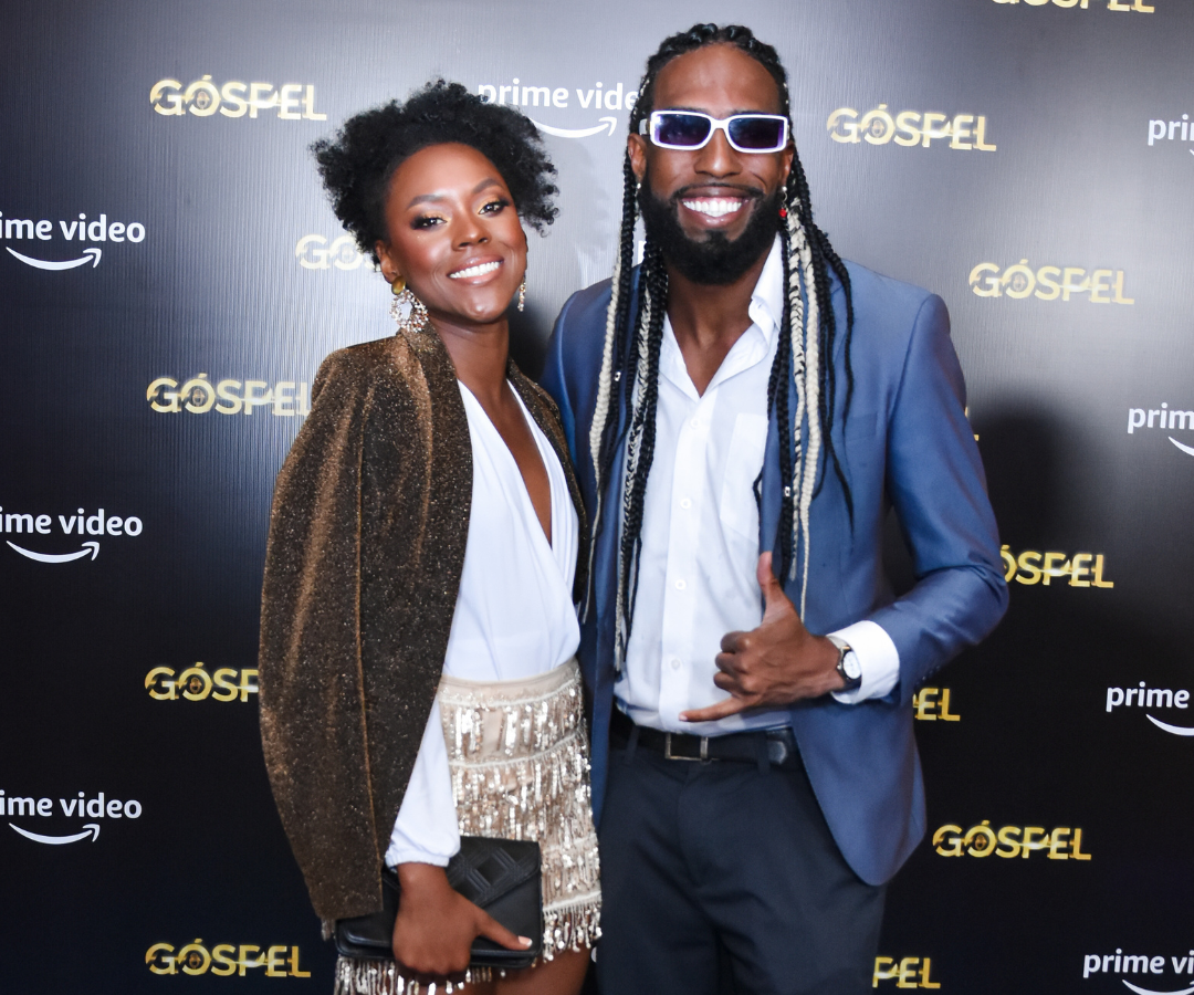 Paola Valencia y Jefferson Carabalí asistieron a la premier de Góspel.