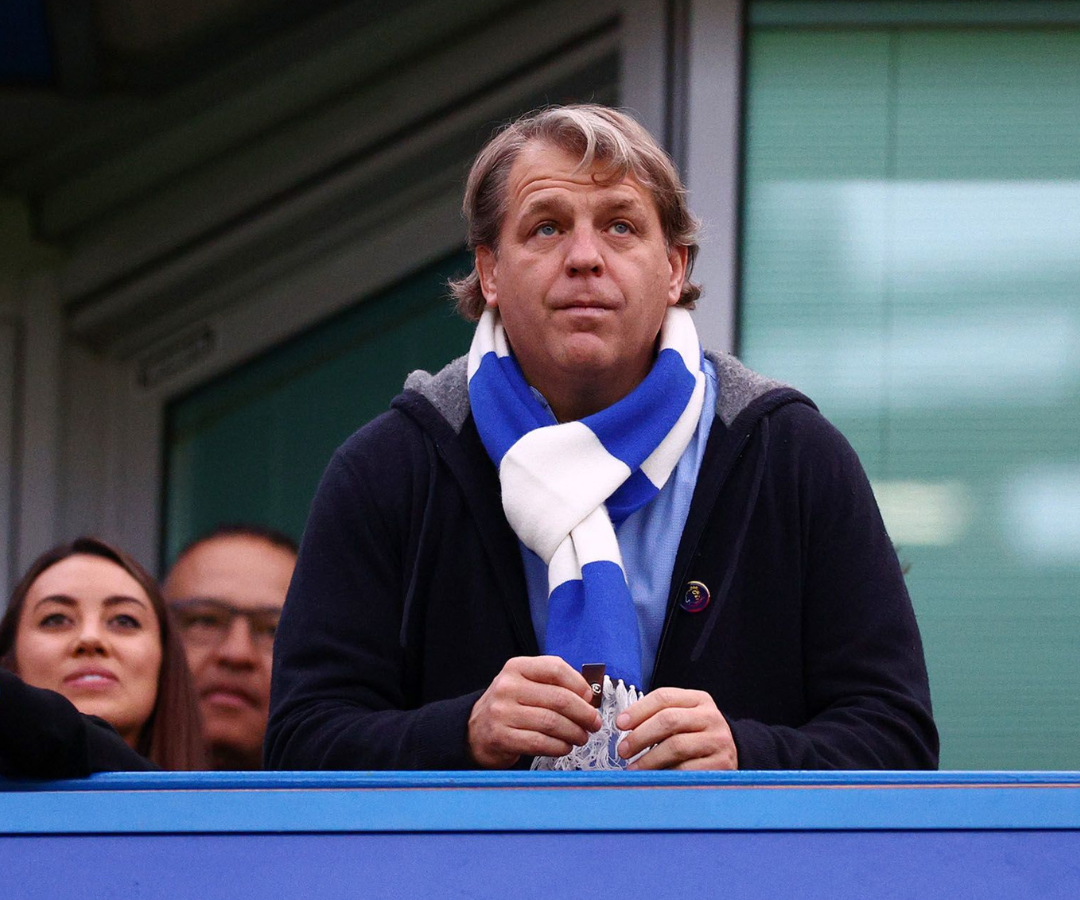 Chelsea FC - Manchester United - Premier League Todd Boehly asiste al partido del Chelsea contra el Manchester United en Stamford Bridge el 22 de octubre.