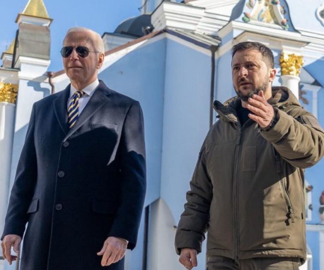 Biden y Zelenski
