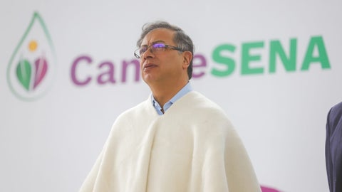 Gustavo Petro durante el lanzamiento de CampeSena - Presidencia