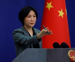 Mao Ning, portavoz de Exteriores del Gobierno chino. Foto: Reuters