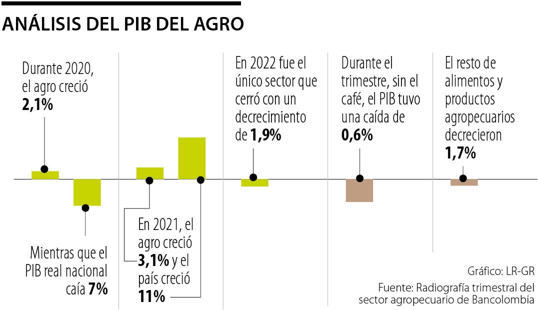 El agro fue el único sector que cerró el cuarto trimestre de 2022 en ...